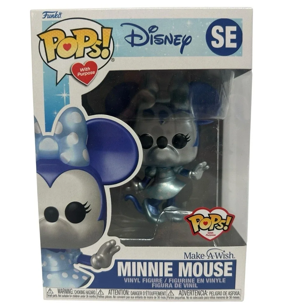 Funko - POP Disney: Make A Wish- Minnie Mouse (Metallic) Brand New In Box